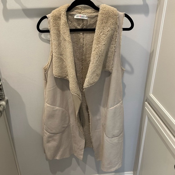 Buddy Love Suede/Fur Vest M/L - Picture 1 of 3